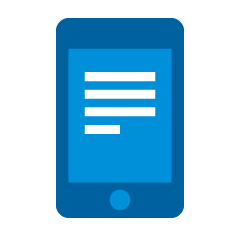 Blue tablet